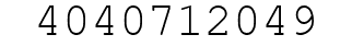 Number 4040712049.