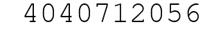 Number 4040712056.