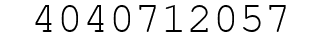 Number 4040712057.