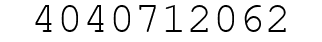 Number 4040712062.