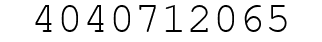 Number 4040712065.