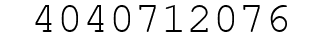 Number 4040712076.