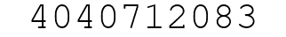 Number 4040712083.