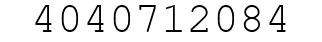 Number 4040712084.