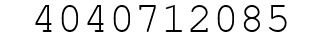 Number 4040712085.