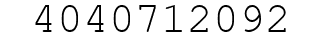 Number 4040712092.
