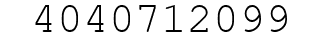 Number 4040712099.