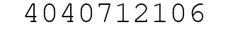Number 4040712106.