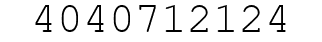 Number 4040712124.
