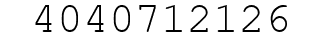 Number 4040712126.
