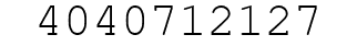 Number 4040712127.