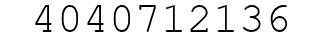 Number 4040712136.