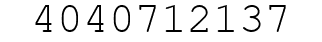 Number 4040712137.