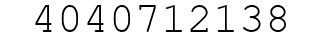 Number 4040712138.