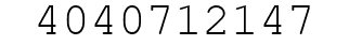 Number 4040712147.