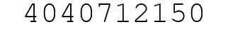 Number 4040712150.