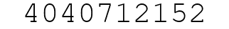 Number 4040712152.