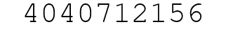 Number 4040712156.