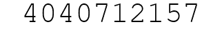 Number 4040712157.