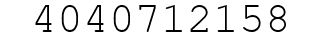 Number 4040712158.