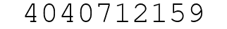 Number 4040712159.