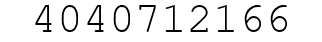 Number 4040712166.