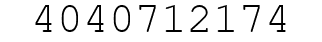 Number 4040712174.