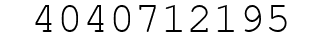 Number 4040712195.