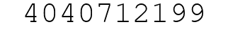 Number 4040712199.