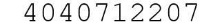 Number 4040712207.
