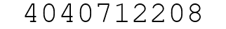 Number 4040712208.