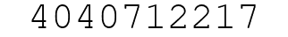 Number 4040712217.