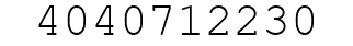Number 4040712230.