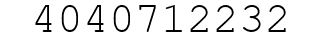 Number 4040712232.