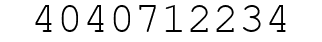Number 4040712234.