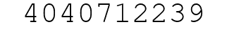 Number 4040712239.