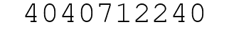Number 4040712240.