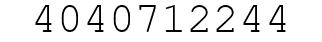 Number 4040712244.