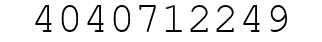 Number 4040712249.