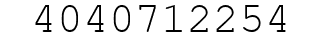 Number 4040712254.