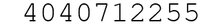 Number 4040712255.