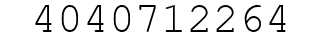 Number 4040712264.