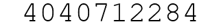 Number 4040712284.