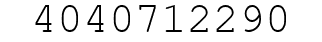 Number 4040712290.