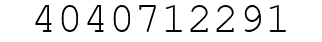 Number 4040712291.