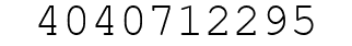 Number 4040712295.