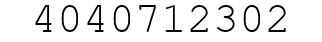 Number 4040712302.