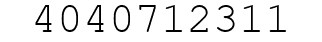 Number 4040712311.