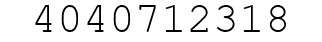 Number 4040712318.