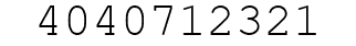 Number 4040712321.